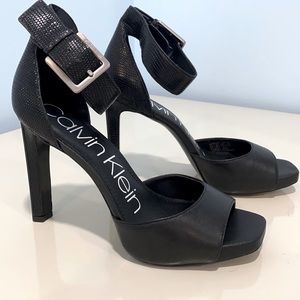 Black heels by Calvin Klein